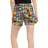 Women's Run Shorts with Pockets - Pixar Up Travel Posters