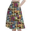 A-Line Pocket Skirt - Pixar Up Travel Posters