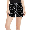 Women's Run Shorts with Pockets - Space Ship Battle Star Wars Inspired