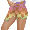 Women's Skort - Mickey Waffles Rainbow