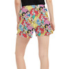 Women's Run Shorts with Pockets - Princess Sketches