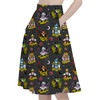 A-Line Pocket Skirt - Villain Tattoos