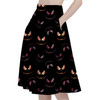 A-Line Pocket Skirt - Pumpkin King Halloween Inspired
