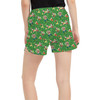 Women's Run Shorts with Pockets - Mickey & Friends Celebrate Christmas