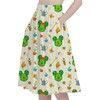 A-Line Pocket Skirt - Flower & Garden Festival