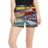 Women's Run Shorts with Pockets - The Mosaic Wall