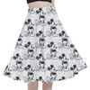 A-Line Pocket Skirt - Sketch of Mickey Mouse