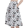 A-Line Pocket Skirt - Sketch of Minnie Mouse