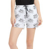 Women's Run Shorts with Pockets - Sketch of Steamboat Mickey