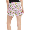 Women's Run Shorts with Pockets - Watercolor Princess Tiana & The Frog