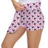 Women's Skort - Watercolor Minnie Mouse In Pink