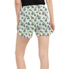 Women's Run Shorts with Pockets - Christmas Disney Forest