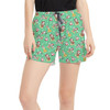 Women's Run Shorts with Pockets - Merry Mickey Christmas