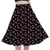 A-Line Pocket Skirt - Pink Glitter Minnie Ears and Mickey Balloons