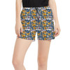 Women's Run Shorts with Pockets - Lady & The Tramp Sketched