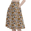A-Line Pocket Skirt - Bambi Sketched