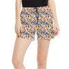 Women's Run Shorts with Pockets - Winnie The Pooh & Friends Sketched