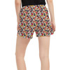 Women's Run Shorts with Pockets - Mickey Mouse Sketched