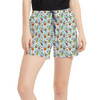 Women's Run Shorts with Pockets - Seven Dwarfs Sketched