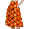 A-Line Pocket Skirt - Disney Carved Pumpkins