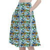 A-Line Pocket Skirt - Donald Duck & the Christmas Lights