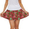 Women's Skort - Christmas Sketched Mouse Ears