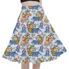A-Line Pocket Skirt - A Pooh Bear Christmas