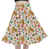 A-Line Pocket Skirt - Cinderella Castle Gingerbread Cookies