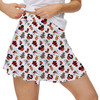 Women's Skort - Buffalo Plaid Mouse Ears Christmas