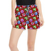 Women's Run Shorts with Pockets - Funny Mouse Ornament Reflections