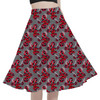 A-Line Pocket Skirt - Superhero Stitch - Deadpool