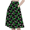 A-Line Pocket Skirt - Superhero Stitch - Hulk