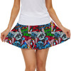 Women's Skort - Superhero Stitch - All Heroes Stacked