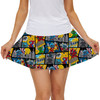 Women's Skort - Superhero Stitch - Comic Book