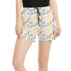 Women's Run Shorts with Pockets - Sketched Pooh Autographs