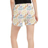 Women's Run Shorts with Pockets - Sketched Pooh Autographs