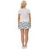 Women's Skort - Little Green Aliens on White