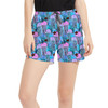 Women's Run Shorts with Pockets - Jellyfish Jumping