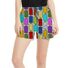 Women's Run Shorts with Pockets - Scare Floor Doors