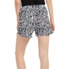 Women's Run Shorts with Pockets - Sketched Dalmatians