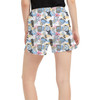 Women's Run Shorts with Pockets - Alice Down The Rabbit Hole