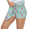 Women's Skort - Neon Spring Floral Mickey & Friends