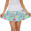 Women's Skort - Neon Spring Floral Mickey & Friends