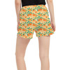 Women's Run Shorts with Pockets - Hidden Mickey Oranges