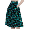 A-Line Pocket Skirt - Tron