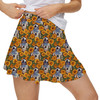 Women's Skort - Retro Floral R2D2 Droid