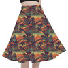 A-Line Pocket Skirt - Retro Mandalorian Beach Day