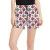 Women's Run Shorts with Pockets - Playful Pumpkins