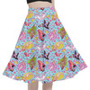 A-Line Pocket Skirt - Pool Floats Princesses