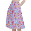 A-Line Pocket Skirt - Neon Rainbow Stitch